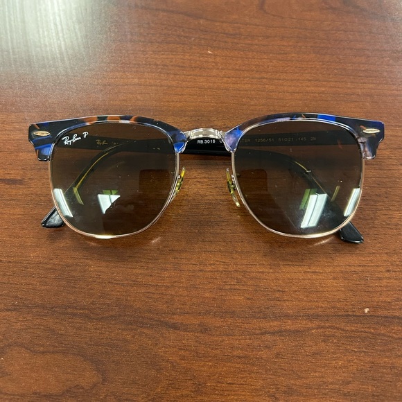 Ray-Ban Blue and Gold Men's Sunglasses FRAME - Picture 3 of 5